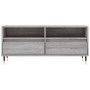 Sonoma gray plywood TV cabinet 100x34.5x44.5 cm by vidaXL, TV Furniture - Ref: Foro24-831234, Price: 54,04 €, Discount: %