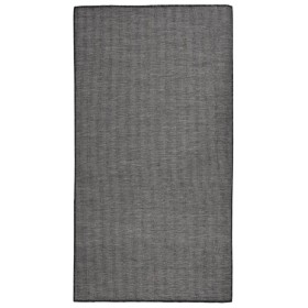 Alfombra de exterior de tejido plano gris 80x150 cm de vidaXL, Alfombras - Ref: Foro24-340771, Precio: 24,83 €, Descuento: %