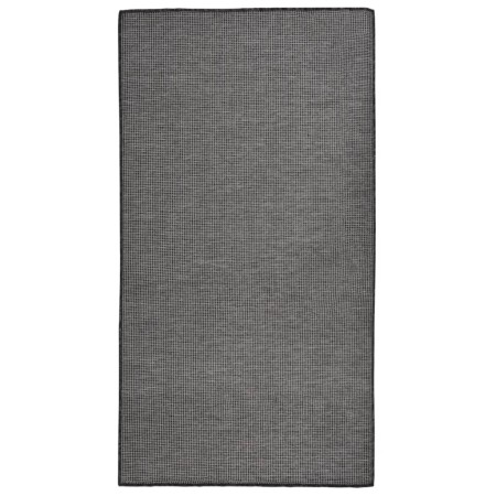 Alfombra de exterior de tejido plano gris 80x150 cm de vidaXL, Alfombras - Ref: Foro24-340771, Precio: 24,99 €, Descuento: %