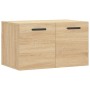 Wandschrank aus Sonoma-Eichenholzwerkstoff, 60 x 36,5 x 35 cm von vidaXL, Schließfächer und Lagerschränke - Ref: Foro24-83003...