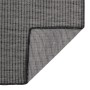 Alfombra de exterior de tejido plano gris 80x150 cm de vidaXL, Alfombras - Ref: Foro24-340771, Precio: 24,99 €, Descuento: %