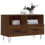 Brown oak plywood TV cabinet 80x36x50 cm by vidaXL, TV Furniture - Ref: Foro24-828971, Price: 61,99 €, Discount: %