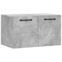 Betongrauer Wandschrank aus Holzwerkstoff, 60 x 36,5 x 35 cm von vidaXL, Schließfächer und Lagerschränke - Ref: Foro24-830016...