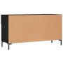 Banco zapatero madera de ingeniería negro 102x35x55 cm de vidaXL, Zapateros y organizadores de calzado - Ref: Foro24-829741, ...