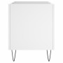 White plywood record cabinet 74.5x38x48 cm by vidaXL, CD and DVD storage - Ref: Foro24-831724, Price: 37,01 €, Discount: %