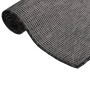 Alfombra de exterior de tejido plano gris 80x150 cm de vidaXL, Alfombras - Ref: Foro24-340771, Precio: 24,99 €, Descuento: %