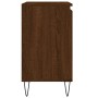 Armario de baño madera de ingeniería marrón roble 58x33x60 cm de vidaXL, Tocadores de baño - Ref: Foro24-831587, Precio: 46,1...