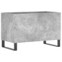 Mueble discos madera contrachapada gris hormigón 74,5x38x48 cm de vidaXL, Almacenamiento para CD y DVD - Ref: Foro24-831736, ...