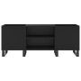 Mueble para discos madera contrachapada negro 121x38x48 cm de vidaXL, Almacenamiento para CD y DVD - Ref: Foro24-831685, Prec...