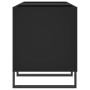 Black plywood record cabinet 121x38x48 cm by vidaXL, CD and DVD storage - Ref: Foro24-831685, Price: 93,99 €, Discount: %