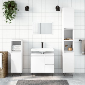 White plywood bathroom cabinet 65x33x60 cm by vidaXL, bathroom vanities - Ref: Foro24-831604, Price: 69,99 €, Discount: %