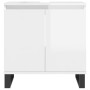 Glossy white engineered wood bathroom cabinet 58x33x60 cm by vidaXL, bathroom vanities - Ref: Foro24-831590, Price: 59,70 €, ...