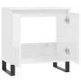 Glossy white engineered wood bathroom cabinet 58x33x60 cm by vidaXL, bathroom vanities - Ref: Foro24-831590, Price: 59,70 €, ...