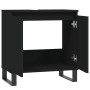 Armario de baño madera de ingeniería negro 58x33x60 cm de vidaXL, Tocadores de baño - Ref: Foro24-831589, Precio: 59,07 €, De...