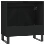 Armario de baño madera de ingeniería negro 58x33x60 cm de vidaXL, Tocadores de baño - Ref: Foro24-831589, Precio: 59,07 €, De...