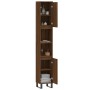 Brown oak plywood bathroom cabinet 30x30x190 cm by vidaXL, bathroom vanities - Ref: Foro24-831547, Price: 88,80 €, Discount: %