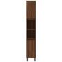 Brown oak plywood bathroom cabinet 30x30x190 cm by vidaXL, bathroom vanities - Ref: Foro24-831547, Price: 88,80 €, Discount: %