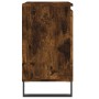 Armario de baño madera de ingeniería roble ahumado 58x33x60 cm de vidaXL, Tocadores de baño - Ref: Foro24-831593, Precio: 45,...