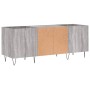 Mueble para discos madera contrachapada gris sonoma 121x38x48cm de vidaXL, Almacenamiento para CD y DVD - Ref: Foro24-831682,...