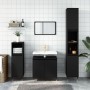 Armario de baño madera de ingeniería negro 58x33x60 cm de vidaXL, Tocadores de baño - Ref: Foro24-831573, Precio: 48,70 €, De...