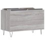 Mueble discos madera contrachapada gris sonoma 74,5x38x48 cm de vidaXL, Almacenamiento para CD y DVD - Ref: Foro24-831730, Pr...