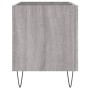 Mueble discos madera contrachapada gris sonoma 74,5x38x48 cm de vidaXL, Almacenamiento para CD y DVD - Ref: Foro24-831730, Pr...