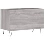 Sonoma gray plywood disc cabinet 74.5x38x48 cm by vidaXL, CD and DVD storage - Ref: Foro24-831730, Price: 36,94 €, Discount: %