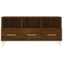 Oak brown engineered wood TV cabinet 102x36x50 cm by vidaXL, TV Furniture - Ref: Foro24-829027, Price: 57,83 €, Discount: %