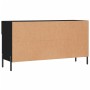 Banco zapatero madera de ingeniería negro 102x35x55 cm de vidaXL, Zapateros y organizadores de calzado - Ref: Foro24-829749, ...