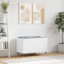 White plywood record cabinet 74.5x38x48 cm by vidaXL, CD and DVD storage - Ref: Foro24-831716, Price: 35,99 €, Discount: %