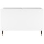 White plywood record cabinet 74.5x38x48 cm by vidaXL, CD and DVD storage - Ref: Foro24-831716, Price: 35,99 €, Discount: %