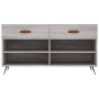 Sonoma gray engineered wood shoe bench 102x35x55 cm by vidaXL, Shoe racks and shoe organizers - Ref: Foro24-829714, Price: 53...