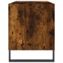 Smoked oak engineered wood record cabinet 85x38x48 cm by vidaXL, CD and DVD storage - Ref: Foro24-831713, Price: 62,99 €, Dis...