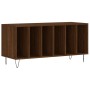 Mueble discos madera contrachapada roble marrón 100x38x48 cm de vidaXL, Almacenamiento para CD y DVD - Ref: Foro24-831755, Pr...