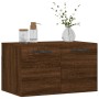 Oak brown engineered wood wall cabinet 60x36.5x35 cm by vidaXL, Lockers and storage cabinets - Ref: Foro24-830019, Price: 32,...