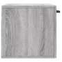 Sonoma gray engineered wood wall cabinet 60x36.5x35 cm by vidaXL, Lockers and storage cabinets - Ref: Foro24-830026, Price: 2...