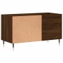 Mueble de discos madera de ingeniería marrón roble 85x38x48 cm de vidaXL, Almacenamiento para CD y DVD - Ref: Foro24-831699, ...