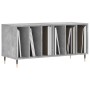 Mueble discos madera contrachapada gris hormigón 100x38x48 cm de vidaXL, Almacenamiento para CD y DVD - Ref: Foro24-831744, P...