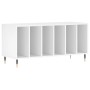 Mueble para discos madera contrachapada blanco 100x38x48 cm de vidaXL, Almacenamiento para CD y DVD - Ref: Foro24-831740, Pre...