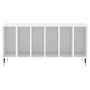 Mueble para discos madera contrachapada blanco 100x38x48 cm de vidaXL, Almacenamiento para CD y DVD - Ref: Foro24-831740, Pre...