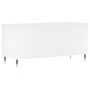 Mueble para discos madera contrachapada blanco 100x38x48 cm de vidaXL, Almacenamiento para CD y DVD - Ref: Foro24-831740, Pre...