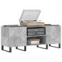 Concrete gray plywood disc cabinet 121x38x48 cm by vidaXL, CD and DVD storage - Ref: Foro24-831688, Price: 66,94 €, Discount: %