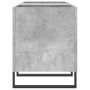 Concrete gray plywood disc cabinet 121x38x48 cm by vidaXL, CD and DVD storage - Ref: Foro24-831688, Price: 66,94 €, Discount: %