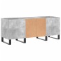 Concrete gray plywood disc cabinet 121x38x48 cm by vidaXL, CD and DVD storage - Ref: Foro24-831688, Price: 66,94 €, Discount: %