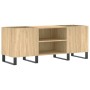 Sonoma oak plywood disc cabinet 121x38x48 cm by vidaXL, CD and DVD storage - Ref: Foro24-831687, Price: 90,99 €, Discount: %