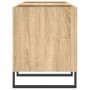 Scheibenschrank aus Sonoma-Eichensperrholz, 121 x 38 x 48 cm von vidaXL, CD- und DVD-Speicher - Ref: Foro24-831687, Preis: 92...