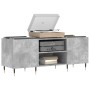 Mueble discos madera contrachapada gris hormigón 121x38x48 cm de vidaXL, Almacenamiento para CD y DVD - Ref: Foro24-831672, P...