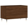 Mueble discos madera contrachapada roble marrón 74,5x38x48 cm de vidaXL, Almacenamiento para CD y DVD - Ref: Foro24-831723, P...