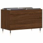 Mueble discos madera contrachapada roble marrón 74,5x38x48 cm de vidaXL, Almacenamiento para CD y DVD - Ref: Foro24-831723, P...