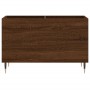 Mueble discos madera contrachapada roble marrón 74,5x38x48 cm de vidaXL, Almacenamiento para CD y DVD - Ref: Foro24-831723, P...